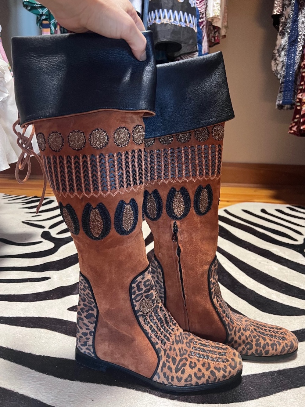 Tall Boots by Meher Kakalia